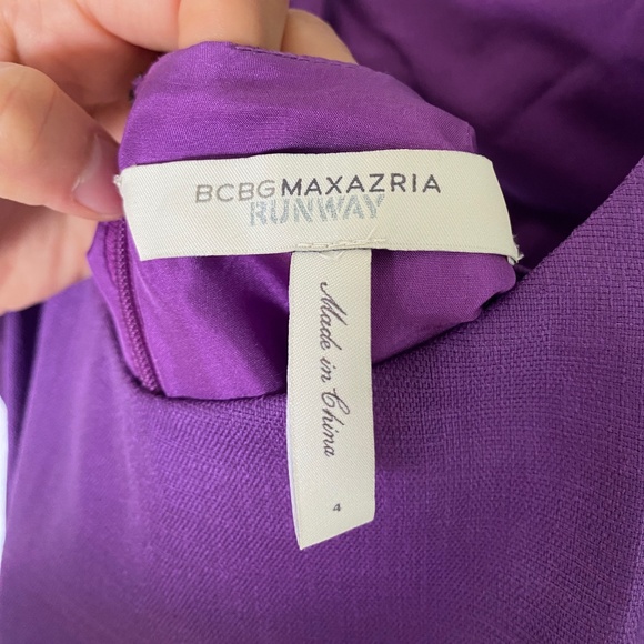 BCBG MaxAzria Runway Orchid Dress, size 4 - Picture 6 of 9